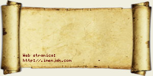 Jefimija Vojinović vizit kartica